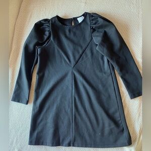 Zara kids magnolia  Black Long Sleeve Dress size 7